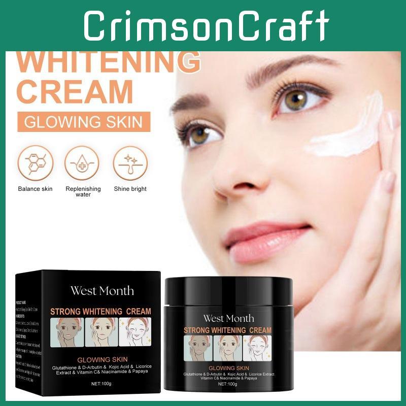 West Month Осветляющий крем для сияющей кожи Питательный Увлажняющий Восстанавливающий Тусклый цвет лица