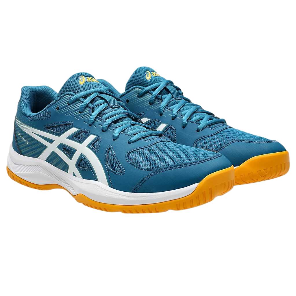 Asics Upcourt 6 Сетчатые Круглый Носок На Шнуровке Удобные Низкие Волейбольные Кроссовки Мужские кроссовки 1071A104-405