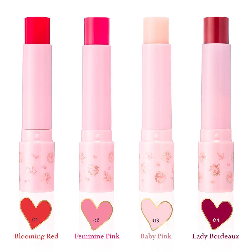 KOSE Fortune Rose of Heaven Lip Color Treatment 01 (Цветущий красный)