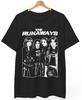 The Runaways полностью женская рок-группа музыка белая футболка, Унисекс футболка