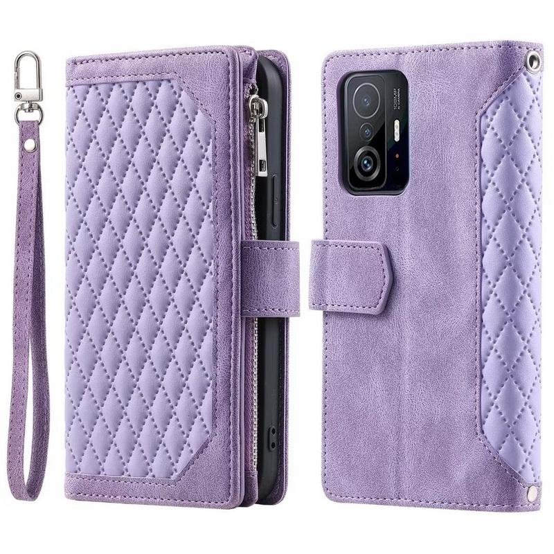 Для Xiaomi 14T 13T Poco X5 Pro Redmi 14C Note 12 11 10 POCO X5 Pro 5G Роскошный кожаный ремешок для карт памяти Чехол-кронштейн Матовый силиконовый чехол для телефона