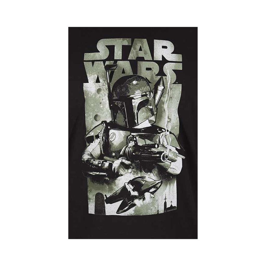 Star Wars Unisex Adult Boba Fett Poster T-Shirt