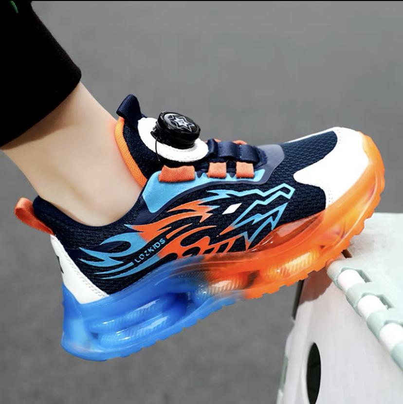 Spring Boys Boys Shoes Sports Shoes Sports Kids Boys Spring and Autumn New Boys Sports Spin