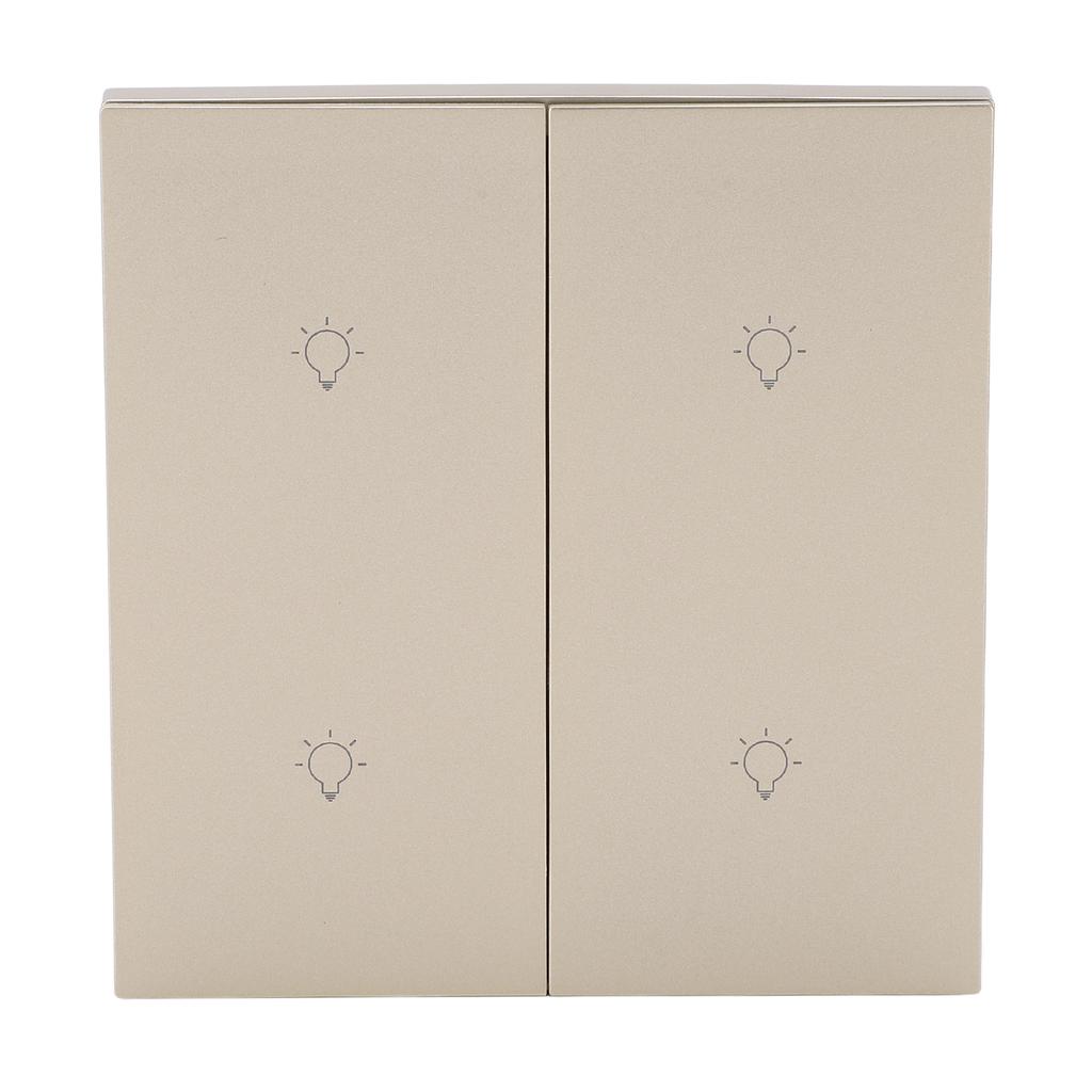 4-клавишный интеллектуальный выключатель света для Tuya для телефона ZigBee Голосовое управление синхронизацией Ручное беспроводное управление Сцена