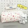 Large Capacity Pen Bag Cartoon Cat Dog Stationery Bag Cute Pencil Case  Students