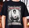 Футболка Bruno Mars Romantic Tour, Графическая футболка с изображением концерта, Футболка для фаната поп-музыки, Уни