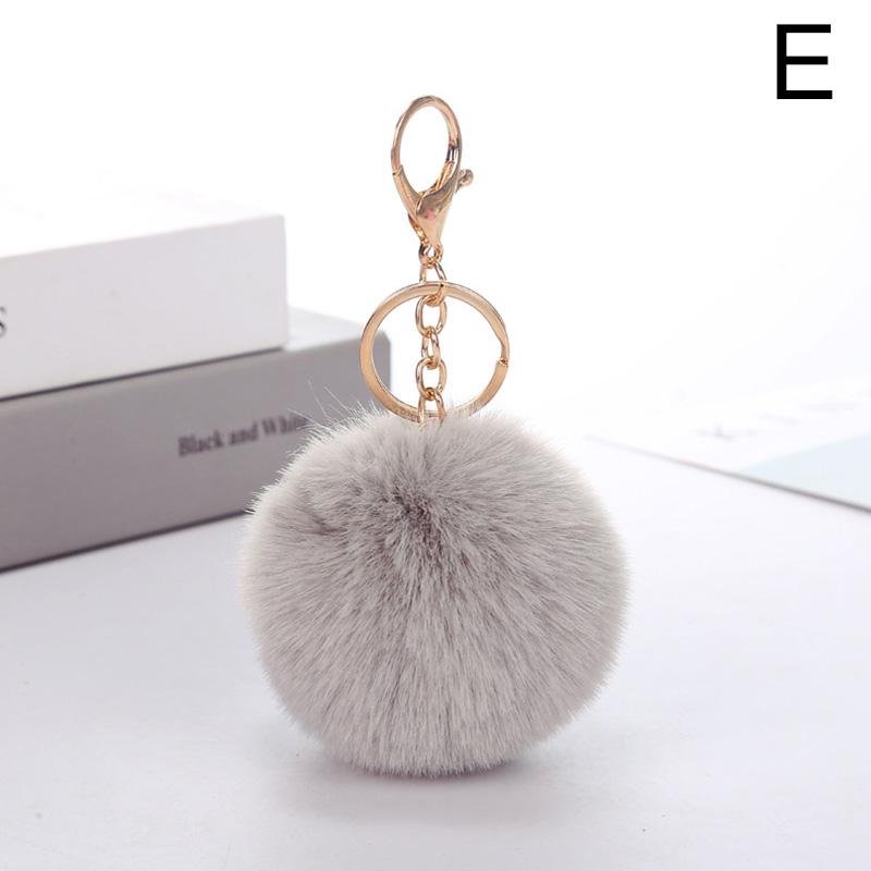 1 шт. автомобильные украшения брелки меховые пушистые плюшевые шарики сумочка ювелирные изделия женские подвески брелок мода