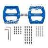 Funn Fundamental MTB Pedals Lightweight Large Area Flat Pedals Suitable for Mountain Road Cross BMX Gravel Bikes Bicycle Pedals Steel Axle - - Bikes,
