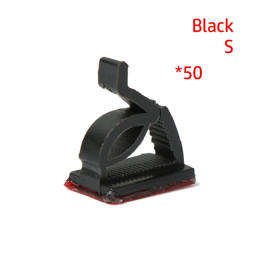Organizer Clamp Fastener Self-adhesive Cable Clip Buckle Line Fixer Holder Wire Management