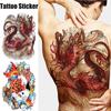 Wolf Large Tiger Dragon Full Back Tattoo Stickers Tattoo Sticker Waterproof Decal TemporaryTattoo