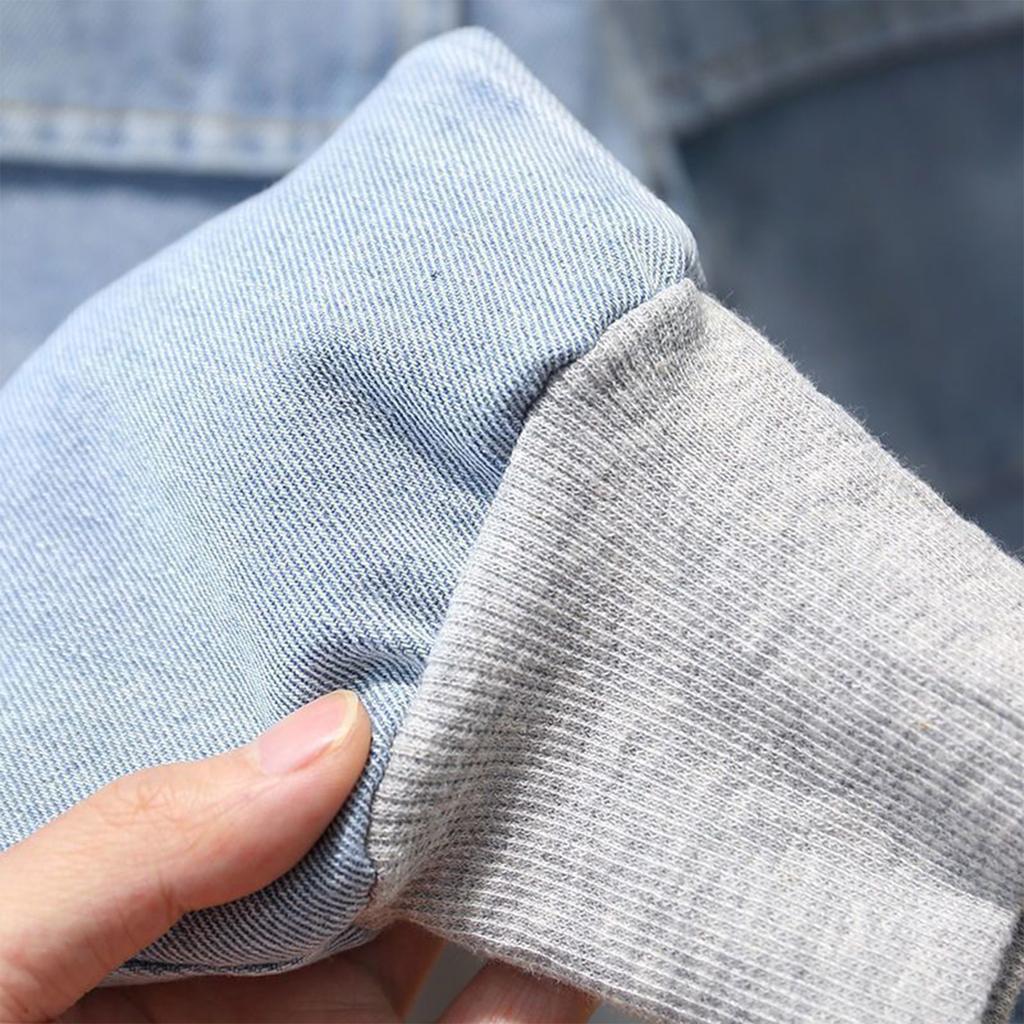 Новая весенняя футболка в Корейском стиле, детский весенне-осенний свитер, детская одежда, комплект джинсовых штанов для отдыха с героями мультфильмов