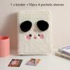 Kawaii Пушистый Кот Медведь A5 Папка для Фотокарт Собрать Оболочку Книги Держатель Для Фотокарточек Фотокарточка Альбом Канцелярские Принадлежности