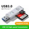 2 In 1 USB 3.0 Card Reader Micro TF Sd Card Reader Usb Adapter High Speed Cardreader TF Memory Card For PC Laptop Accessories