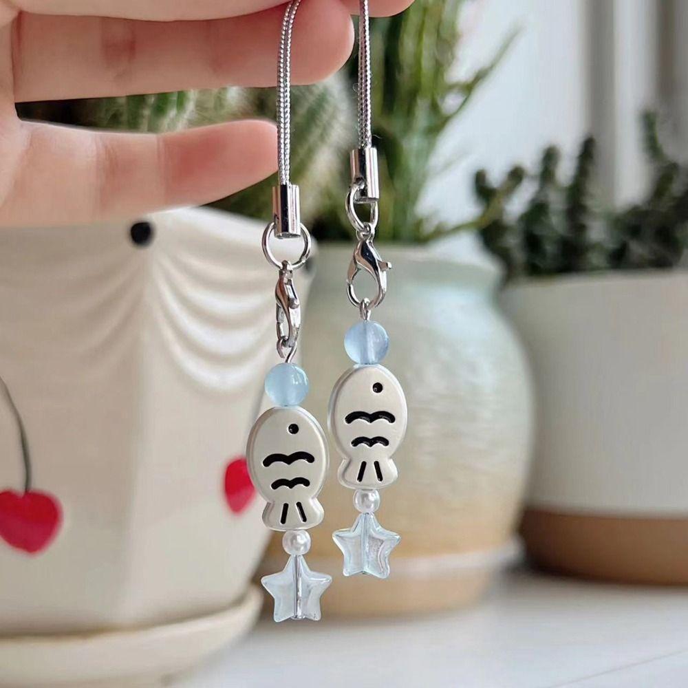 Милый Y2K сотовый телефон ремешок кулон мобильный шнурок чехол для телефона рыбка телефон цепочка сумка брелок