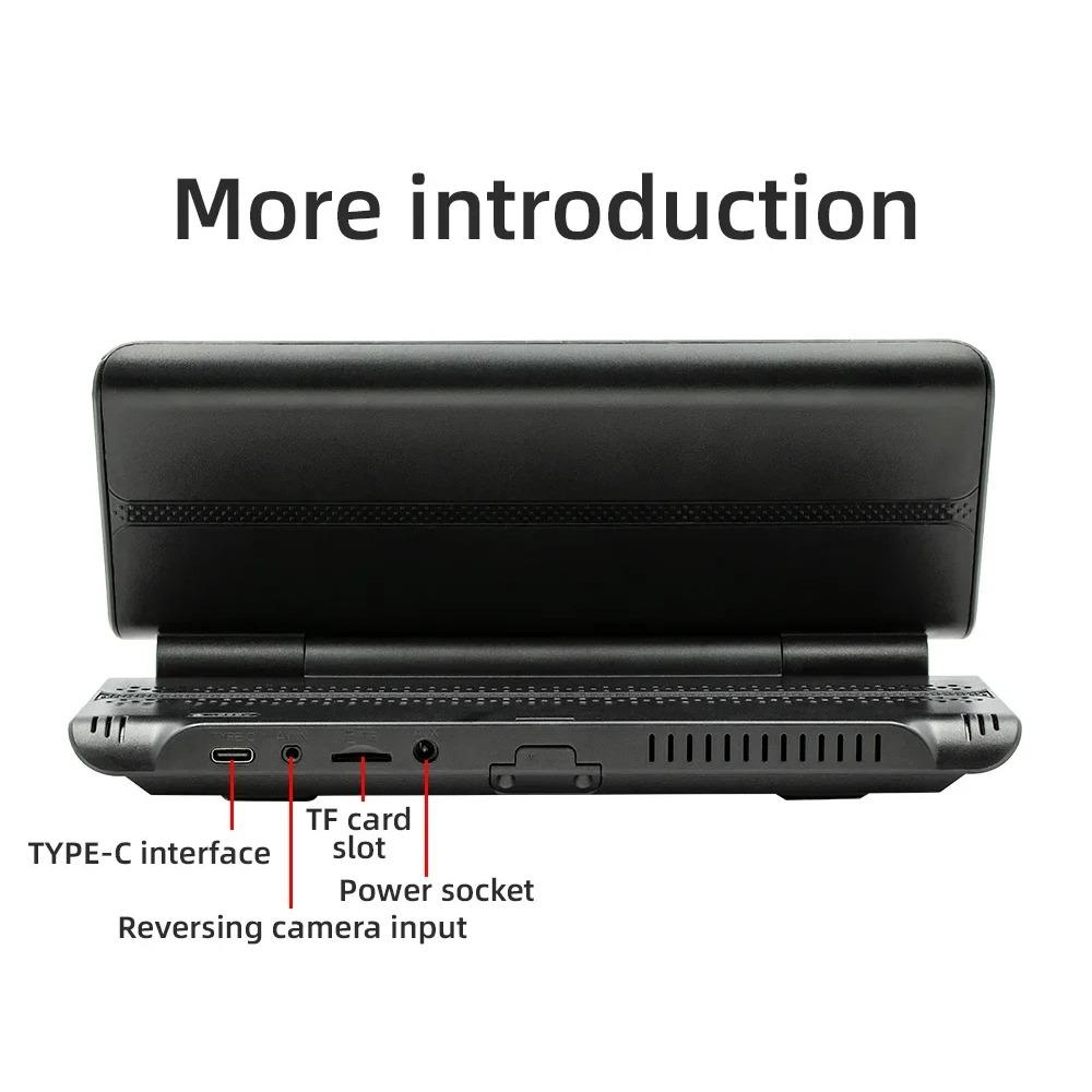 TOYOUSONIC 6.7 Inch Car Radio 180° Flip Screen Universal Multimedia Player Carplay Android Auto BT FM MP5 Autoradio Stereo