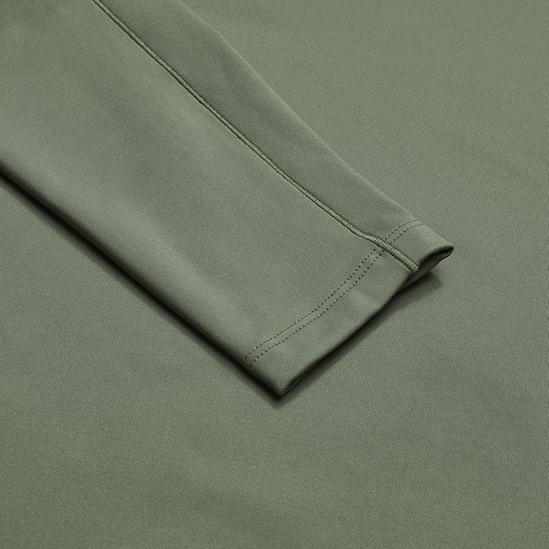 Fila Explorer Высококачественная Повседневная Спортивная Удобная Мягкая Трикотажная Футболка с Длинным Рукавом Мужские Топы Древне-Древесный Чайный Зеленый A11M547203FKK