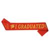 I Graduated Graduation Stole Sash Happy Graduation Graduation Gown Scarf Honor Stole  Graduation