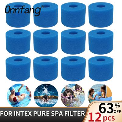 Фильтр для бассейна Моющийся Пенопластовый Многоразовый для Спа Intex Pure Фильтр-картридж для горячей ванны Тип Акция Intex