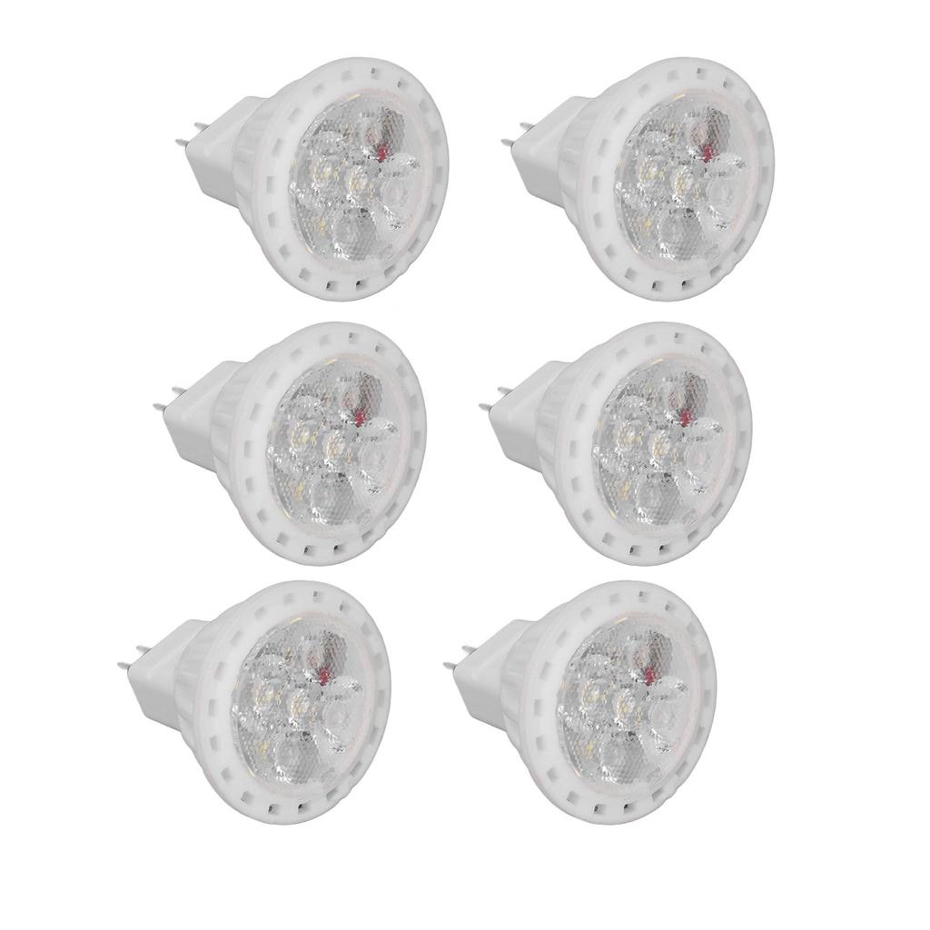 6 шт. Светодиодная лампа MR11 4 Вт GU4 с двумя контактами Диммируемая 360 лм Лампа для дорожки, сада, ландшафтных зон 220 В