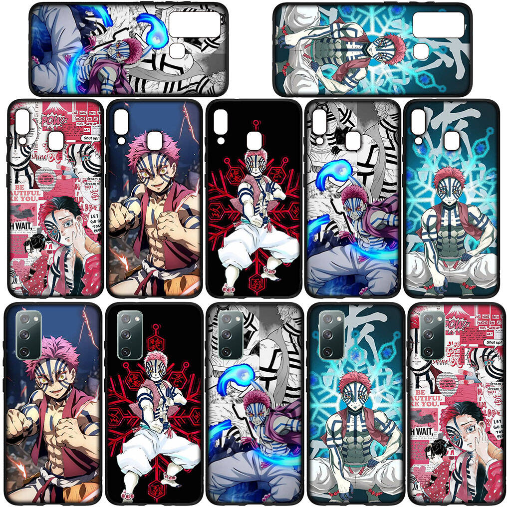 Чехол для iPhone 17 16 15 Xiaomi Poco Redmi Note 14 13 12 Pro Max 9 16e Samsung Galaxy S25 S24 S23 OPPO Huawei Мультяшный Клинок, рассекающий демонов Аказа Чехол для телефона