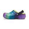 Classic Lined Out Of The World Comfortable Casual Wooden Sole Sandals Kids Sandals Blue Green Purple 207322-0GU