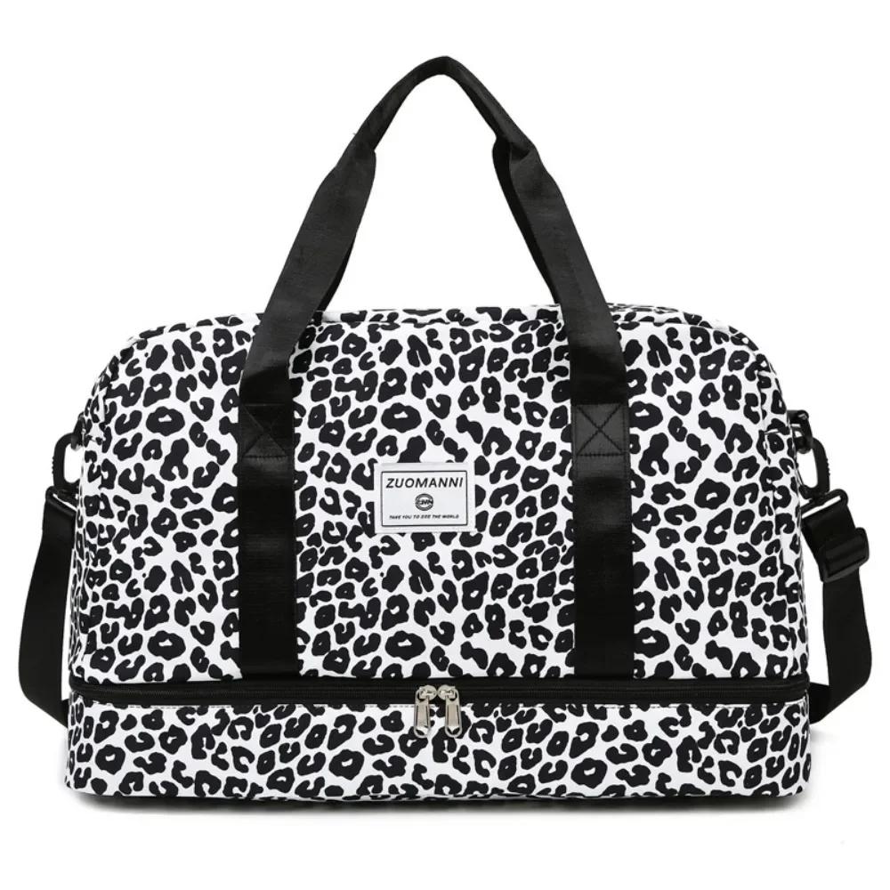 New Large Capacity Sports Bags Oxford Dry And Wet Items Travel Bags Thickened Fabric Waterproof Single Shoulder Backpack