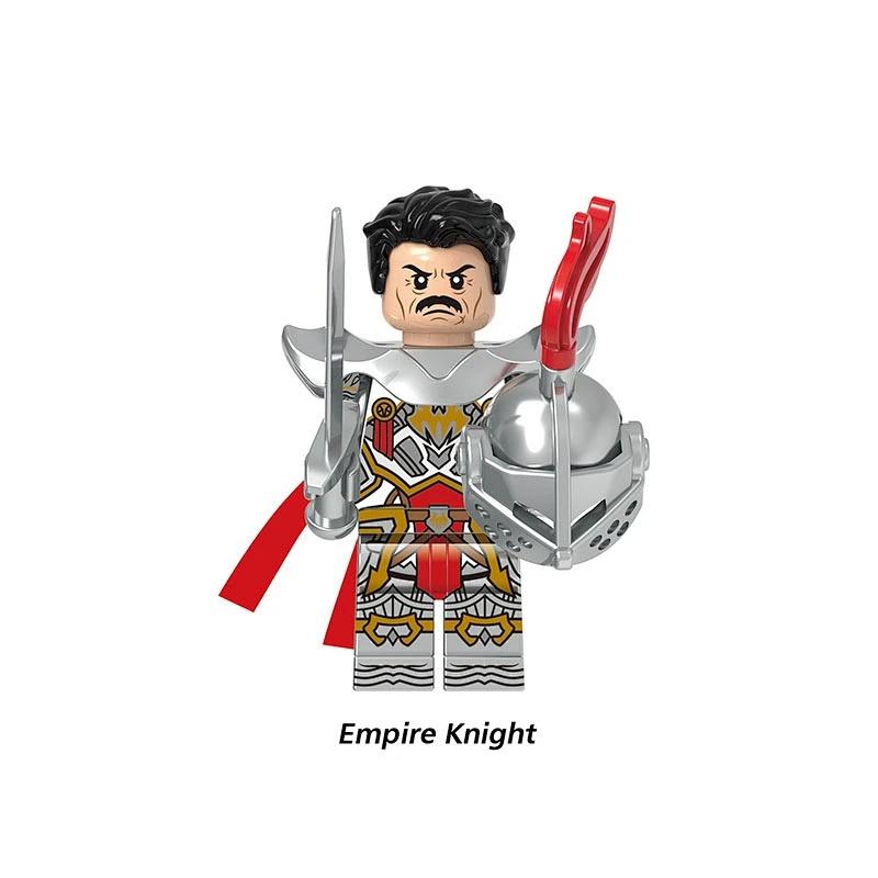 Средневековый рыцарь-защитник Золотой рыцарь Сборные игрушки