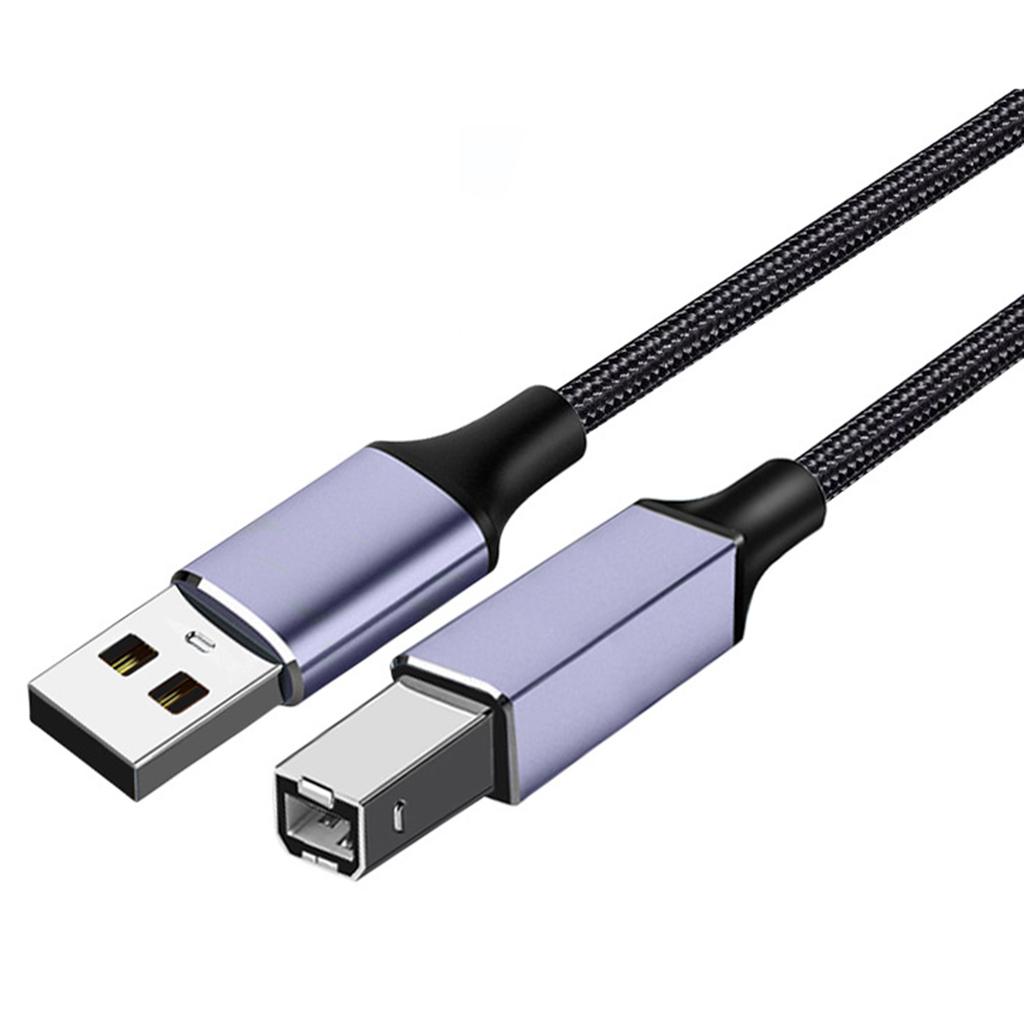 USB 2.0 to USB B Cable, USB Type B to USB 2.0 for PC, Laptop, Printer, Scanner Controller