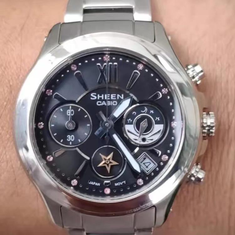 Casio Женские часы SHEEN Черные SHN-5509D-1A SHN-5509D-1A