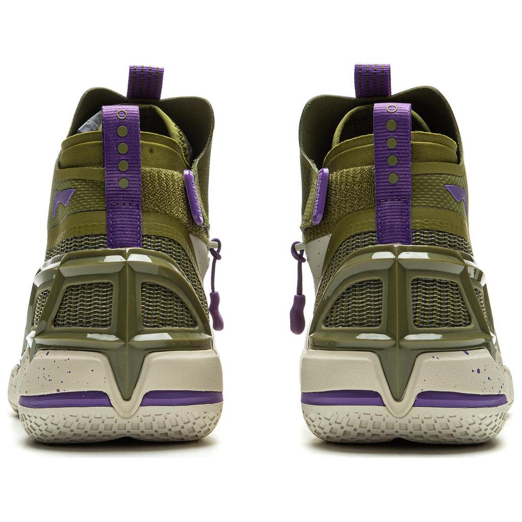 Баскетбольные кроссовки Li Ning Fan Wu 4.5 мужские зеленые ABFU031-4