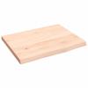 VidaXL Wall Shelf 40x30x2 Cm Solid Untreated Oak Wood 363506