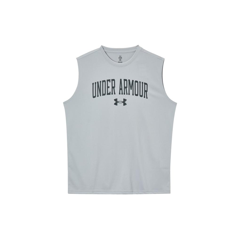 Under Armour Технологичный Удобный Повседневный Мягкий Приятный к коже Простой Баскетбольный Жилет Мужские Топы Серый 6001541-011