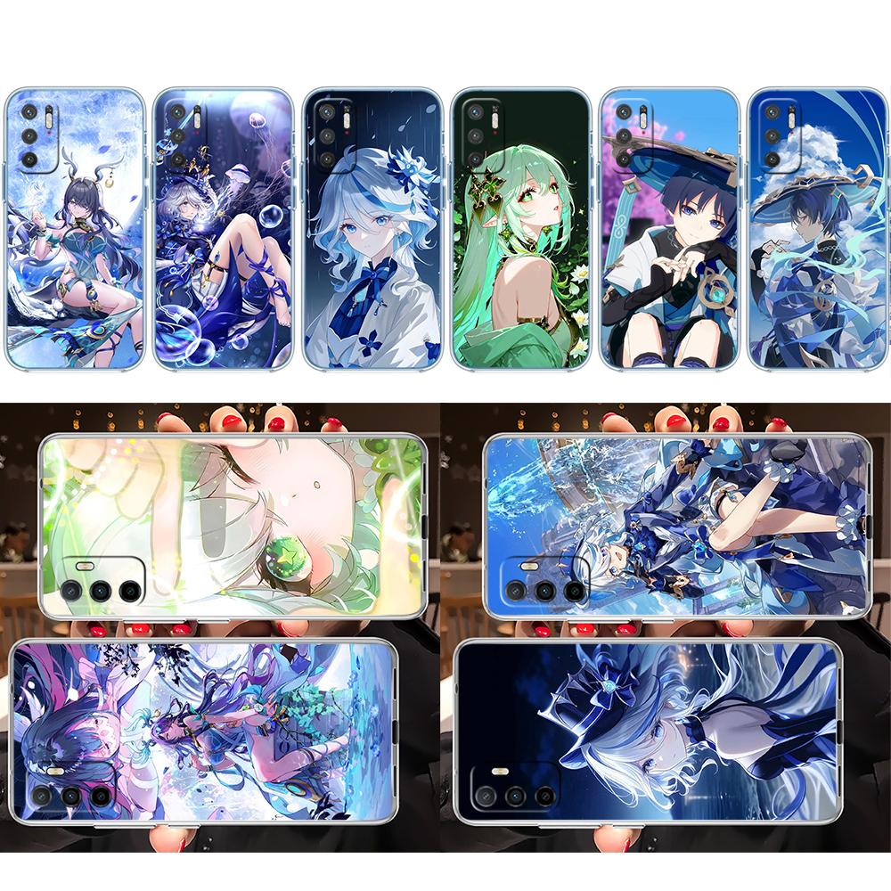 LO48 Genshin Impact Фурина Этер Чехол для LG K22 K30 K40 K40S K41 K42 K50 K50S K51 K51S K52 K61 K62 K71 K92 Q60 Q61 V40 V50 V60