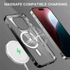 Protective Case - Silicone - for iPhone 16 Plus - Magnetic Circle - 2 Tempered Glasses - Shockproof