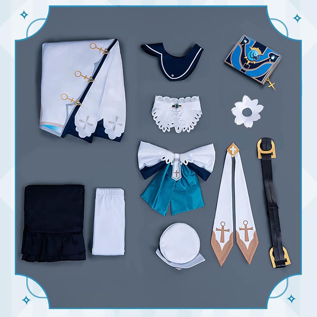 [Milky Time] Косплей костюм на Хэллоуин для женщин по аниме-игре Genshin Impact (Барбара, М)