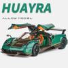 1/32 Pagani Huayra Supercar Alloy Model Car Toy Diecasts Metal Casting Sound and Light Car Toys for Children Vehicle