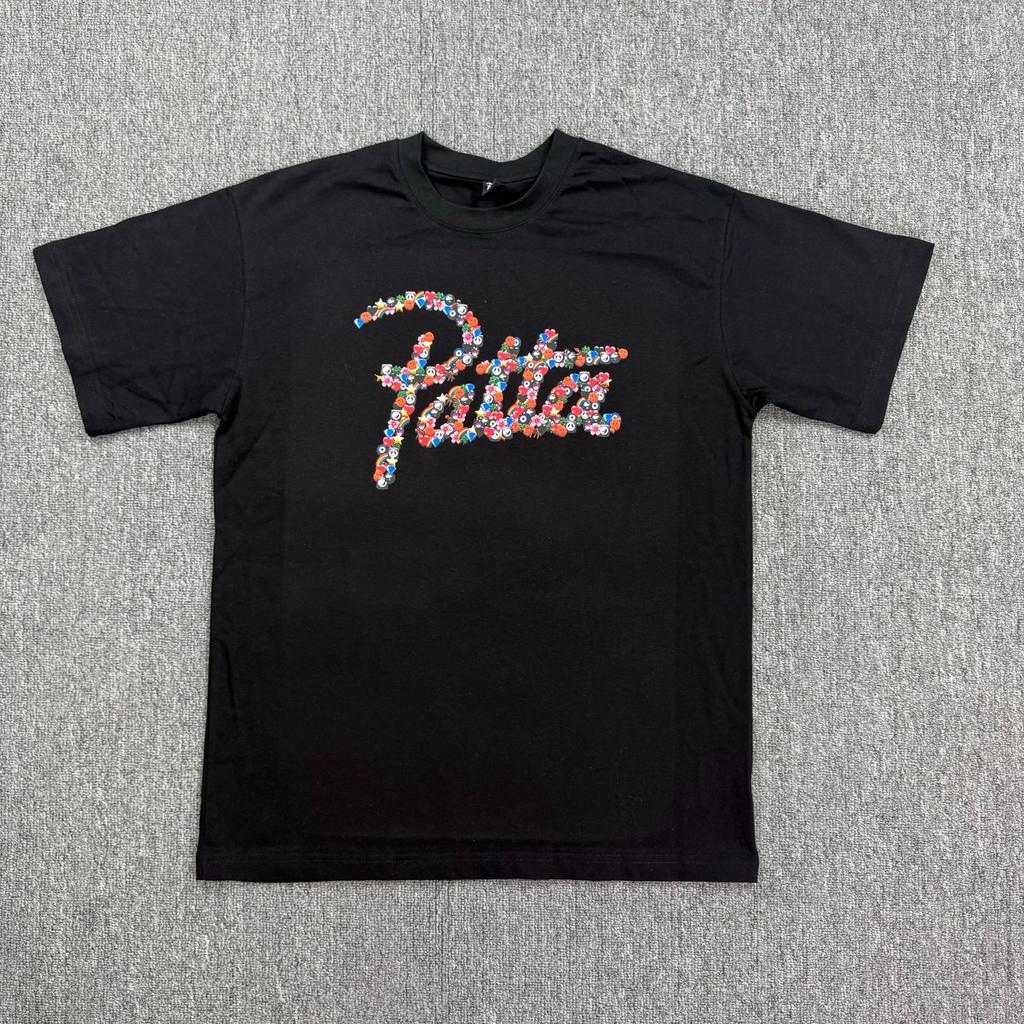 Cross-border trendy brand PATTA European and American street creative fun printing men's and women's casual loose short-sleeved collection T-shirt 