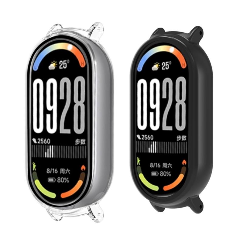 Protective Shell Shockproof Housing Sleeve Case for Band 10 Smartwatch Shockproof PC Guard Scratch Resistant Watch Cover