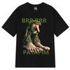 ГОРЯЧЕЕ Brr Brr Patapim Футболка Смешная Итальянская Мозговая Гниль Мем Графическая Футболка Мужчины Женщины Лето Хлопок Уютная Мягкая Футболки с Круглым Вырезом Топы