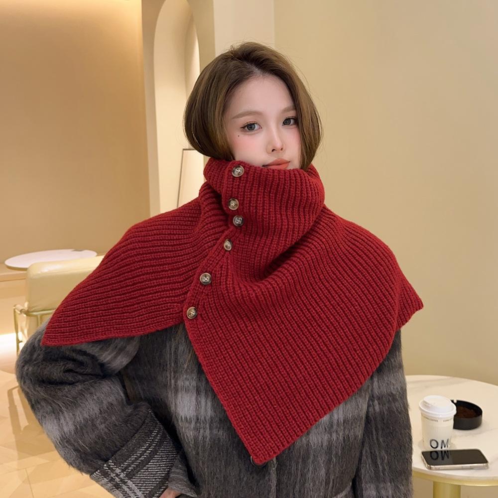 New Shoulder Scarf Shawl Women'S Fake Collar Shoulder Protection Scarf Air-Conditioned Room Camisole Decoration Paired With Neck Protection Knot