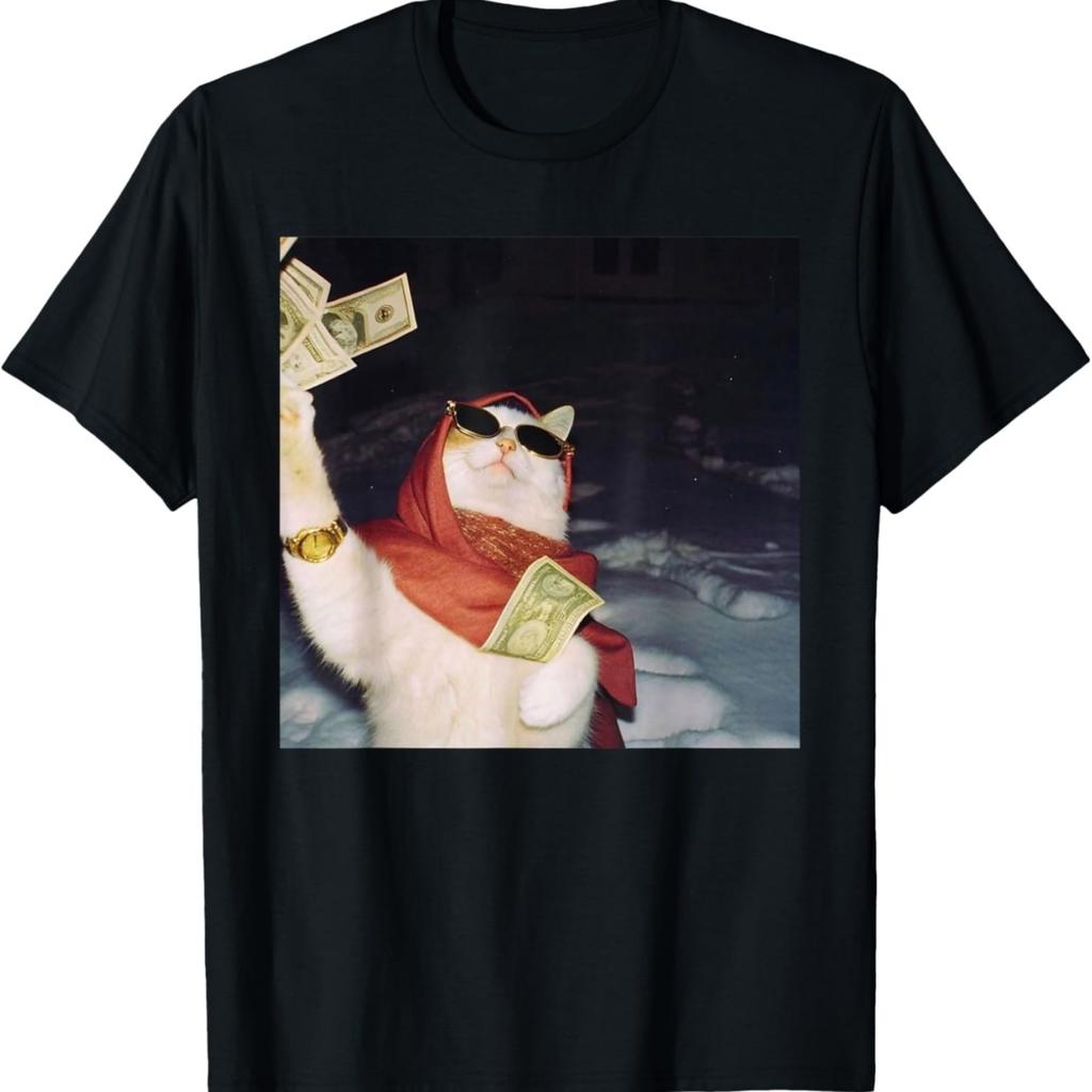 Funny Cat Meme Cursed Meme T-Shirt