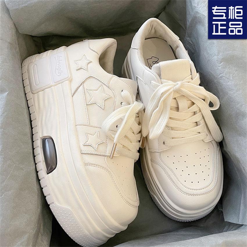 Осень и зима новая женская ins платформа маффин увеличение роста повседневные звездные кеды