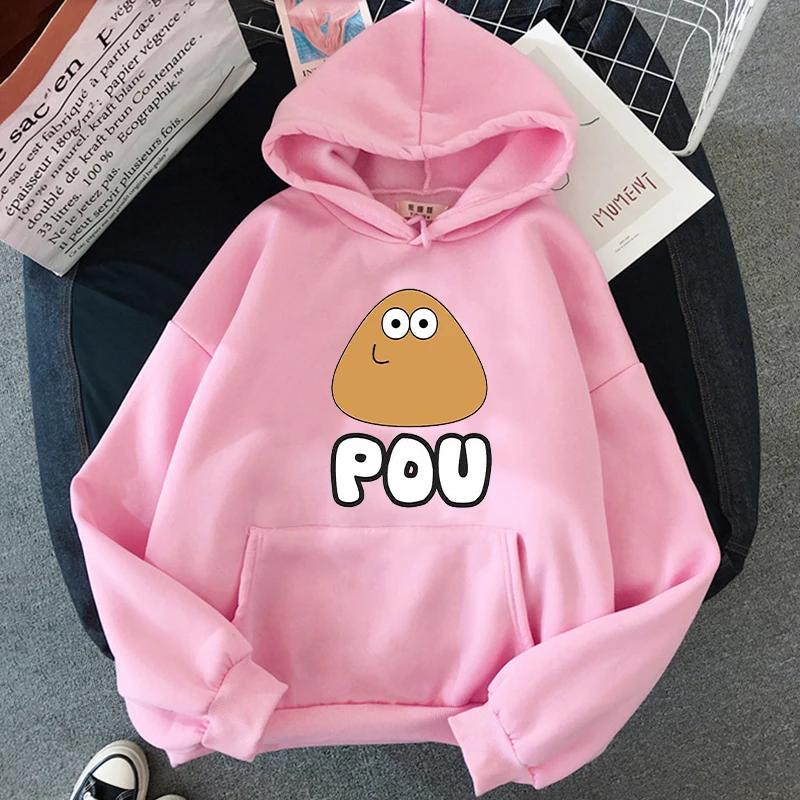 Pou Hoodie Мужская мода Letter Print Hoodie Boy Coats Пуловеры Мужские толстовки Одежда Rap Women Sweatshirt Одежда