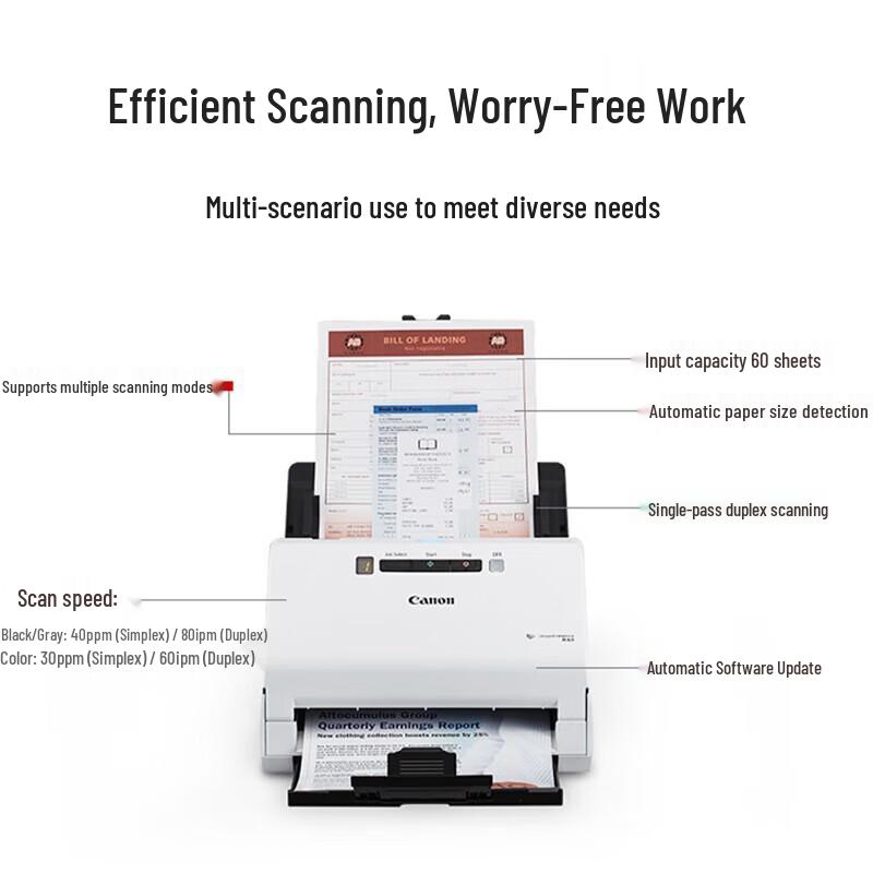 Canon Document Scanners CN plug (adapter included)