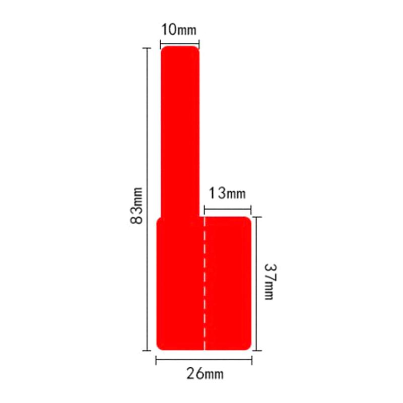 30 шт./лист самоклеящаяся наклейка на кабель водонепроницаемая идентификация красочные бирки