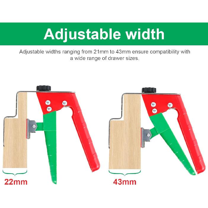 Adjustable Drawer Fixing Clamp, Universal Heavy-Duty Cabinet Cabinet Face Frame Clamps, Drawer Face Clamp For Easy And Fast Drawer Front Panel