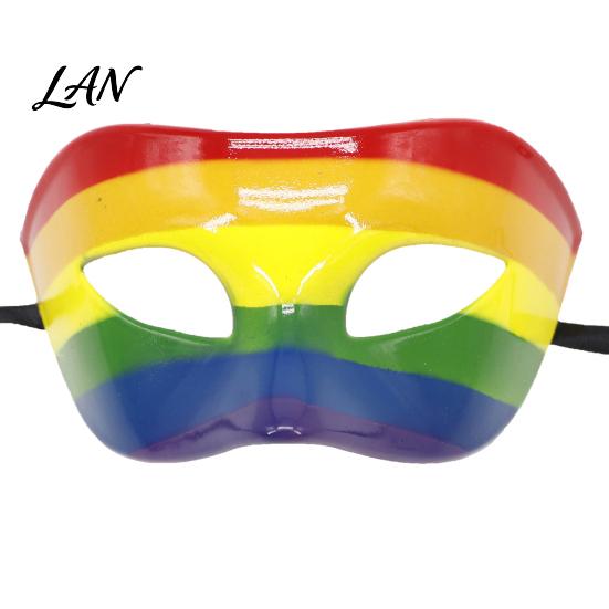 Premium Masquerade Masque Mardi Gras for Men Women, Colorful Rainbow Floral Venetian Prom Party, Carnival, Halloween Cosplay Costume Gorgeous Carnival