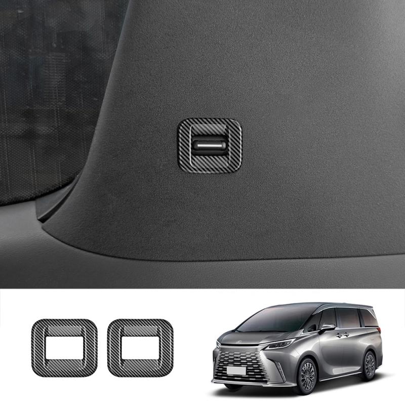 Левый / Правый руль Для Lexus LM350H LM500H 2024 2025 ABS Выключатель управления шторкой третьего ряда Декоративная рамка Чехол Аксессуары для интерьера