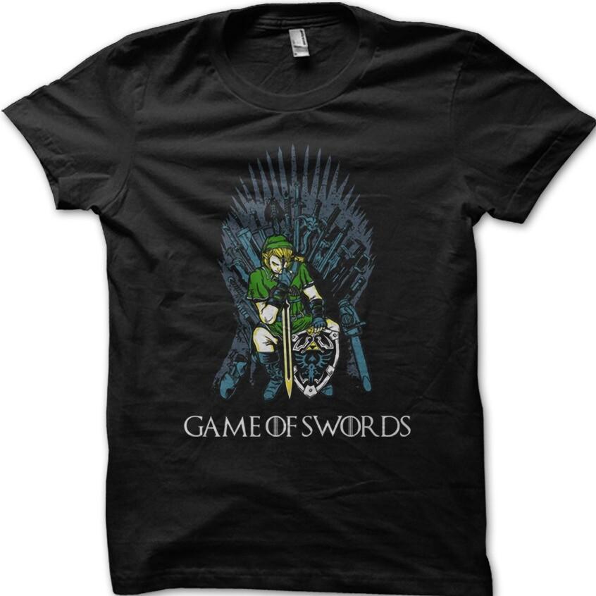 GOT ZELDA Game of Swords printed t-shirt 9234