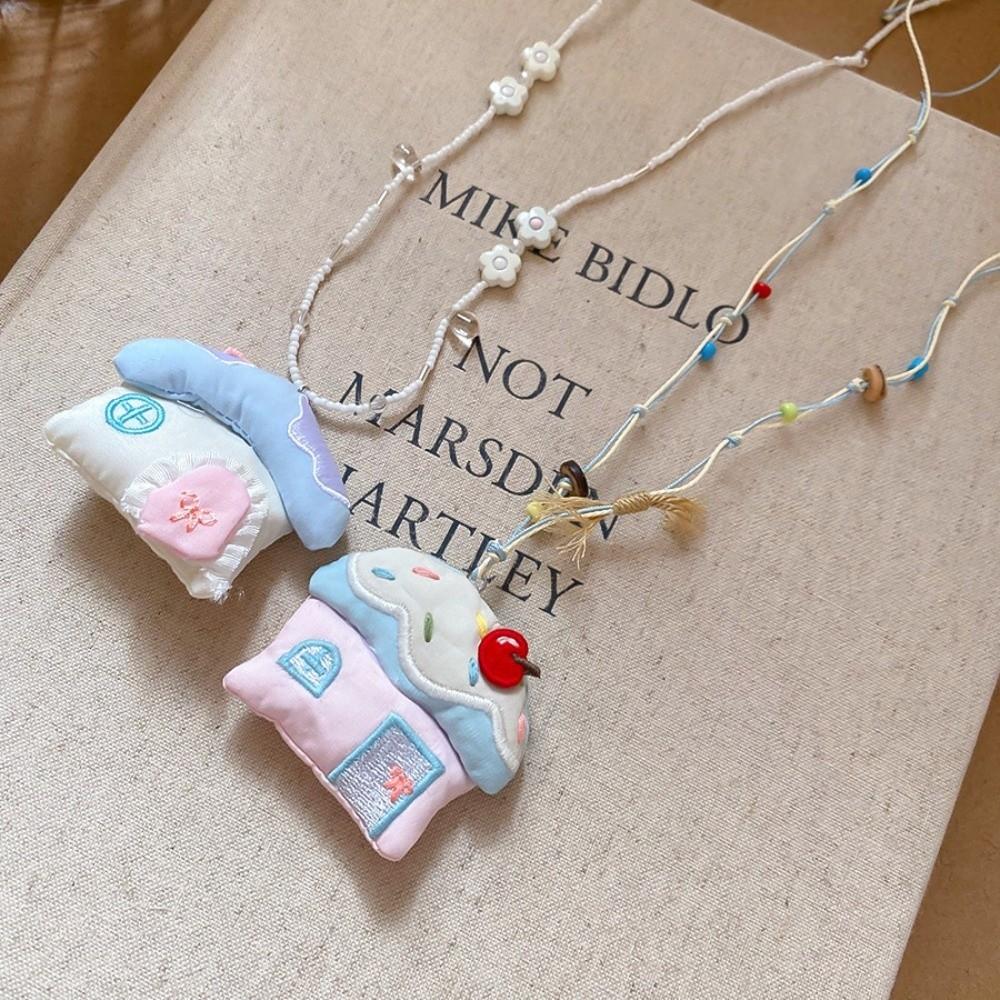 Flower Korean Beaded Necklace Jewelry Clavicle Necklace Y2K Ins Fashion Bohemian Choker Women